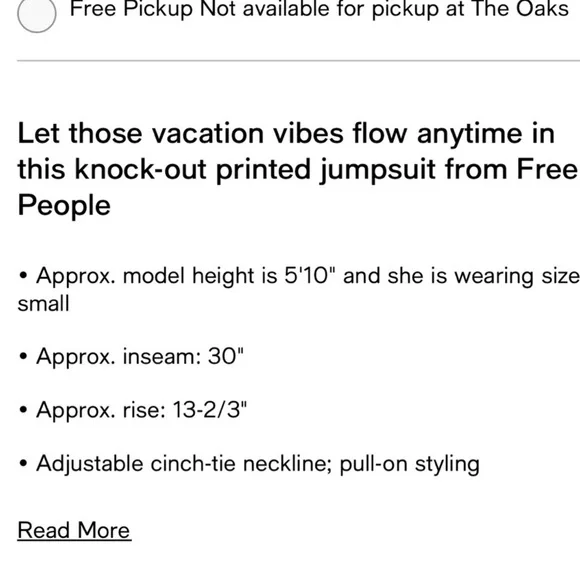 New Bali Citrus Skies One-Piece Jumpsuit Size Medium - Picture 7 of 16